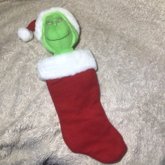21” dr. Seuss the Grinch Christmas stocking holiday decor - Picture 1 of 3